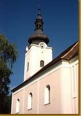 Město Oslavany: farní kostel sv. Mikuláše