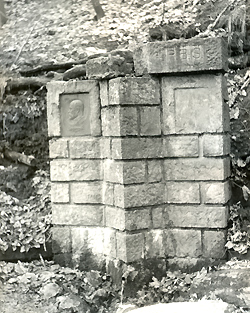 Masarykova studánka v březnu 1978