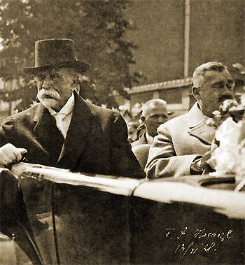 T. G. Masaryk v Zastávce 13.6.1928
